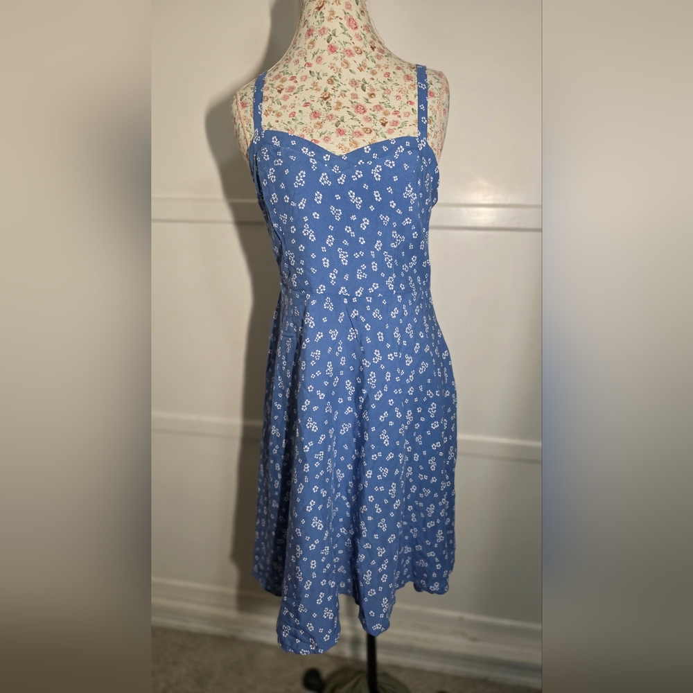 torrid Blue Floral Midi Dress